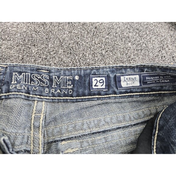 Miss Me Women's Irene Bootcut Embroidered Jeans Size 29 - Picture 7 of 12